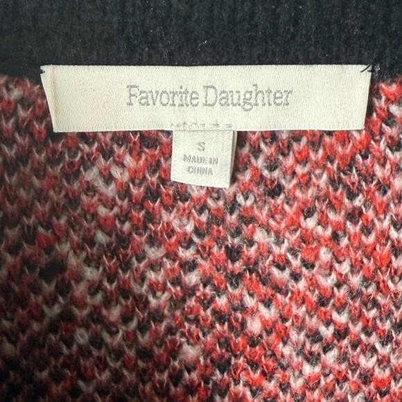 Favorite Daughter Cashmere Blend The Aria Argyle Sweater S - Picture 8 of 9